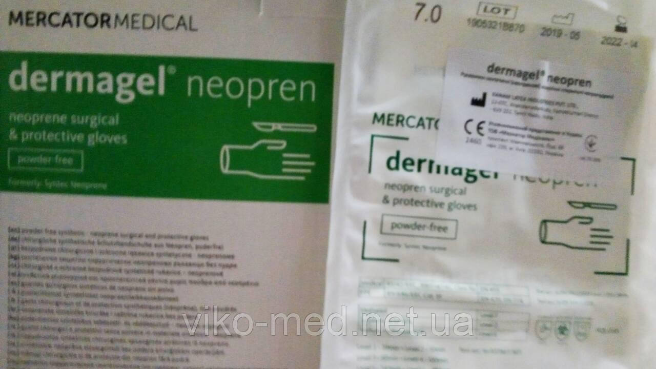 Перчатки неопреновые, хирург. стерильные, анатомические, текстур ...