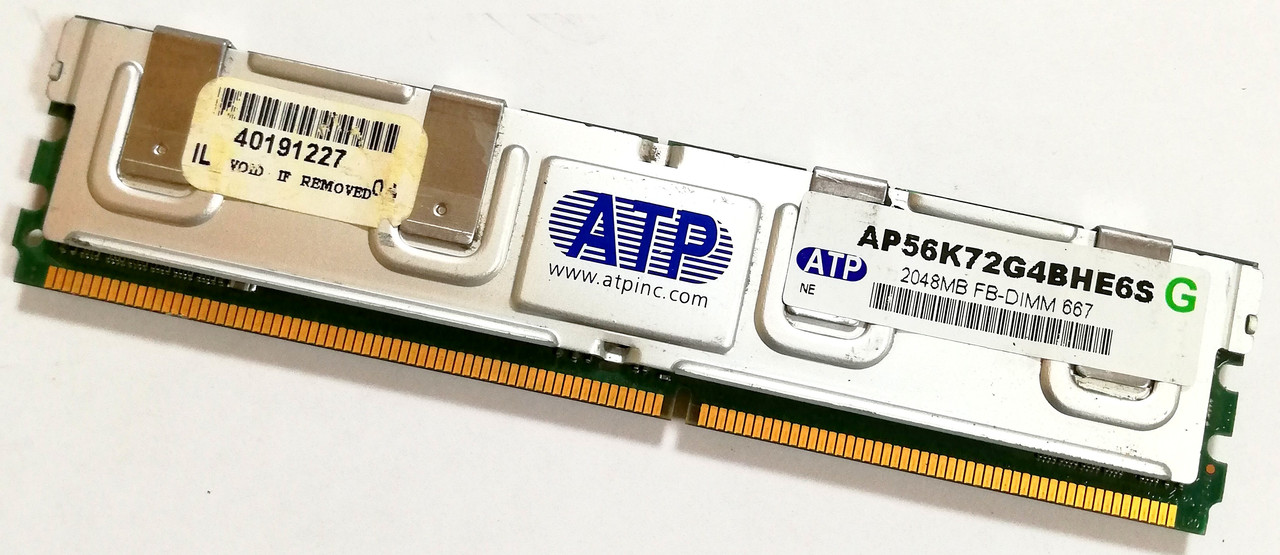 Серверна оперативна пам'ять MIX DDR2 2Gb 667MHz 5300 CL5 FBD ECC Б/В