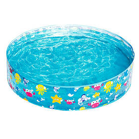 Басейн дитячий Bestway Підводний світ, наливний, 122-25см, 55028