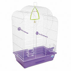 Клітка Природа "Воля" 44*27*63 см (фарбоване покриття, фіолетова)