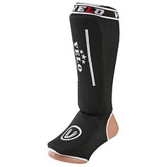 Захист для ніг чорний на липучці FGT розмір L