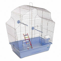 Клітка Природа "Мері" 44*27*54 см (хром, світло-блакитний)
