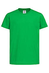 Футболка дитяча зелена з круглим вирізом Stedman - KEGCT2200
