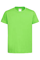 Футболка дитяча салатова з круглим вирізом Stedman - KIWCT2200