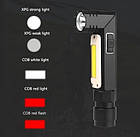 Ліхтар універсальний з магнітом GOREAD Y112 USB XPG+COB, фото 10