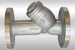 Фільтр фланцевий з нержавіючої сталі Ду 65 AISI 304