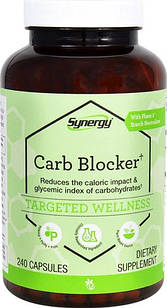 Vitacost Synergy Carb Blocker блокатор калорій з екстрактом білої квасолі та гумарабіком, 120 капсул. До 07/2026