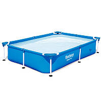 Басейн каркасний Bestway 56401, прямокутний, 221-150-43 см