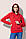 Худі, жіноча кофта з капюшоном червона, кенгуру Stedman — SREСТ4110, фото 2