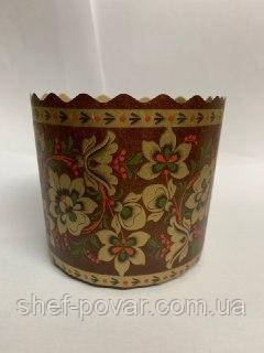 Форма пасхальна D70 біла "Хохлома", фото 1