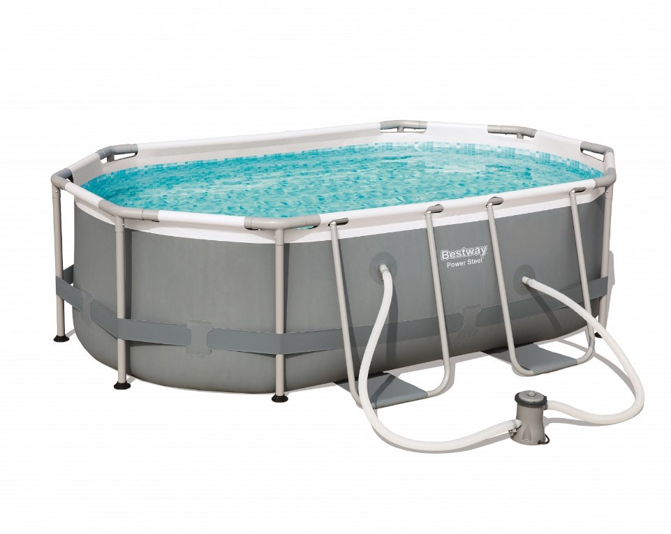 Басейн BestWay 5614А каркасний 300 х 200 х 84 см, фільтр-насос 1249 л/год