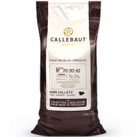 Шоколад горький чёрный 70,3% Callebaut 70-30-42, Бельгия, 1 кг