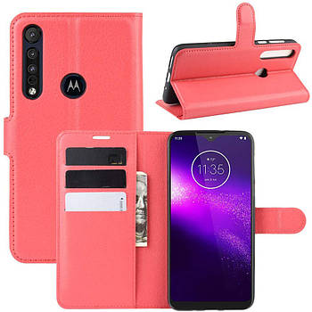 Чохол-книжка Litchie Wallet для Motorola One Macro / Moto G8 Play Red