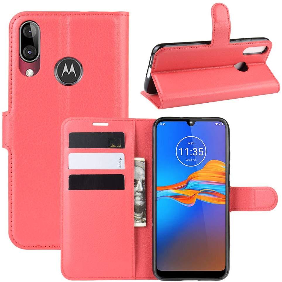Чохол-книжка Litchie Wallet для Motorola Moto E6 Plus Red