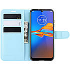 Чохол-книжка Litchie Wallet для Motorola Moto E6 Plus Blue, фото 5