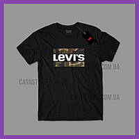 Футболка Levis 'Classic Camo Graphic' с биркой | Левайс | Черная