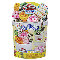 Пластилин Play-Doh Набор мороженого Роллы Rollzies Ice Cream Hasbro E8055