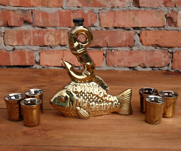 Ни хвоста, ни чешуи - сувенірний набір для спиртного, фото 1