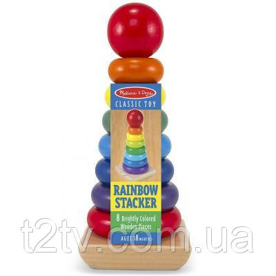 Розвиваюча іграшка Melissa&Doug Райдужна пірамідка (MD10576)
