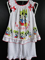 Дитячі піжамки в горошок із малюнком