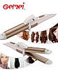 Плойка-утюжок для волосся Gemei GM-2961 2 в 1 - Мультистайлер з гофре для укладання волосся, фото 9