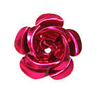 Набір 20 штук Паєтки 15 мм Троянди 3D Великі Малинові, Декор для Шиття та Біжутерії, фото 4