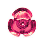 Набор 20 штук Пайетки 11 мм Розы 3D Объемные Малиновый Цвет, Декор для Шитья и Бижутерии, фото 5