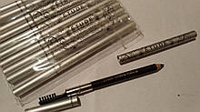 Олівець для очей і брів зі щіточкою Etude, темно-коричневий