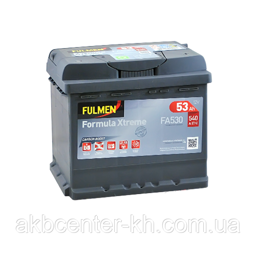 Автомобільний акумулятор FULMEN Formula Xtreme 6СТ- 53Aз 540A R