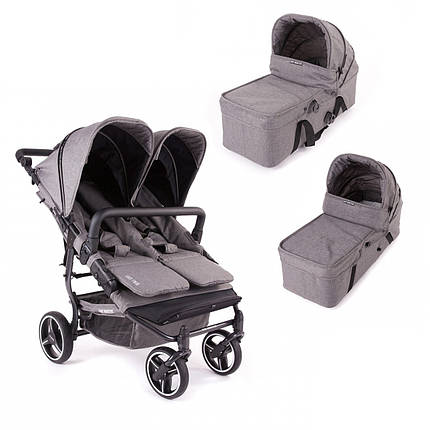 Коляска 2 в 1 для двійні Baby Monsters Easy Twin SE, фото 2