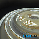 Світлодіодна стрічка RISHANG 2835/128 12Вт 24В IP67 10мм Нейтральний білий 4000К CRI90, фото 3