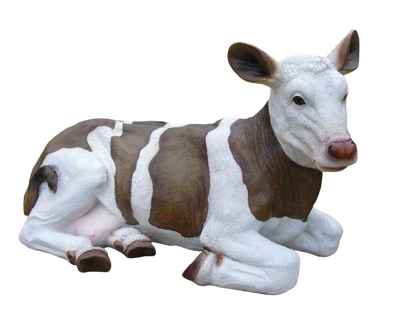 Декоративна садова фігурка Engard Корівка 40.5х19.5х23.4 см KG-18