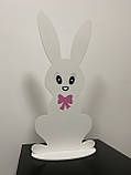 Декоративна фігурка зайця з фанери, (фигурка заяц), зайчик пасхальний Великодній Manific Decor, фото 2