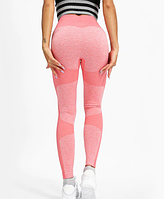 Женские спортивные леггинсы (лосины) розового цвета для фитнеса и йоги, размер S, M