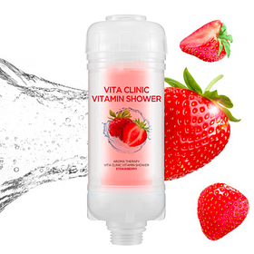 Вітамінний фільтр для душу з полуницею Tosowoong Vitamin Shower Strawberry 1 шт (8809179105361)