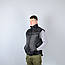 Чоловічий зимовий жилет Новатор, на флісі, тканина Oxford, колір - чорний, фото 2
