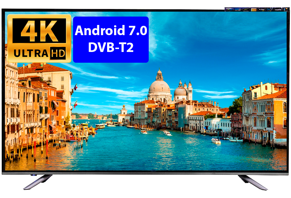 Телевізор LED TV 56" SmartTV 4К UHD HDMI USB, VGA