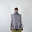 Чоловічий зимовий жилет Новатор, на флісі, тканина Oxford, колір - сірий, фото 3