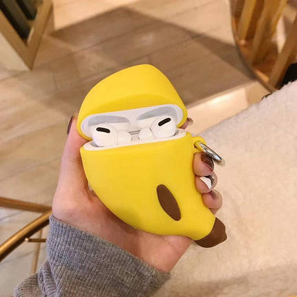Чохол для навушників Apple AirPods Pro Alitek Банан + карабін, фото 1