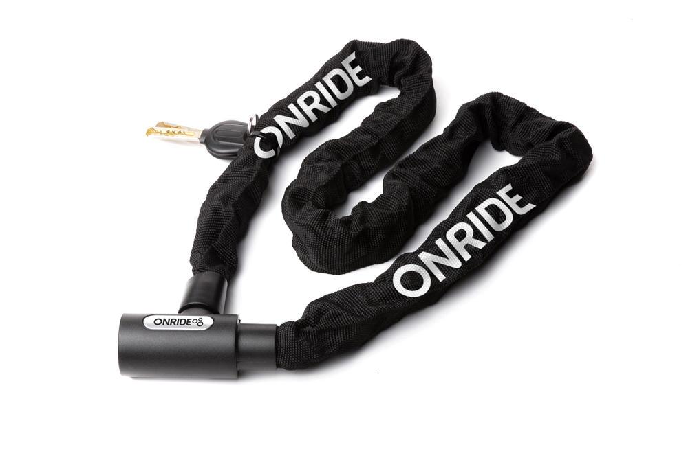 Велозамок OnRide Tie Lock 50 ланцюговий циліндровий 6x1500мм