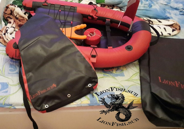 Сумка LionFish.sub для сбора Рыбы, Раков, Морепродуктов, нагрудный фартук «Питомза» (карман с правой стороны)