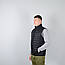 Чоловічий зимовий жилет "Ефес", утеплювач - холофайбер, тканина - балонь, колір - чорний, фото 4