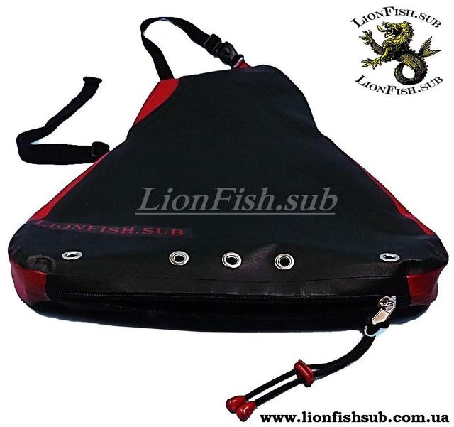 Сумка LionFish.sub для сбора Рыбы, Раков, Морепродуктов, нагрудный фартук «Питомза» (карман с правой стороны)