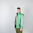 Чоловічий зимовий жилет "Ефес", утеплювач - холофайбер, тканина - балонь, колір - зелений, фото 3