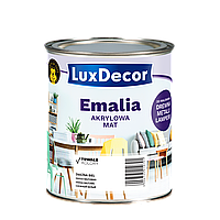 Эмаль Акриловая LuxDecor матовая 0,75л Гаванская сигара (коричневая)