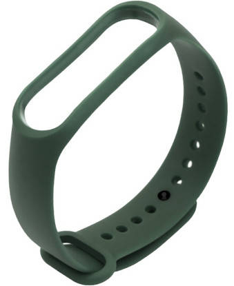 Силіконовий ремінець для Xiaomi Mi Band 3/4 olive, фото 2