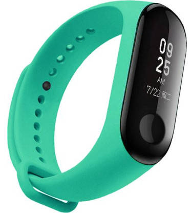 Силіконовий ремінець для Xiaomi Mi Band 3/4 mint, фото 2