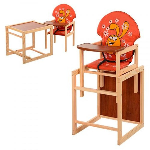 Детский деревянный стульчик для кормления M V-010-27-3 (ID#144291897 ...