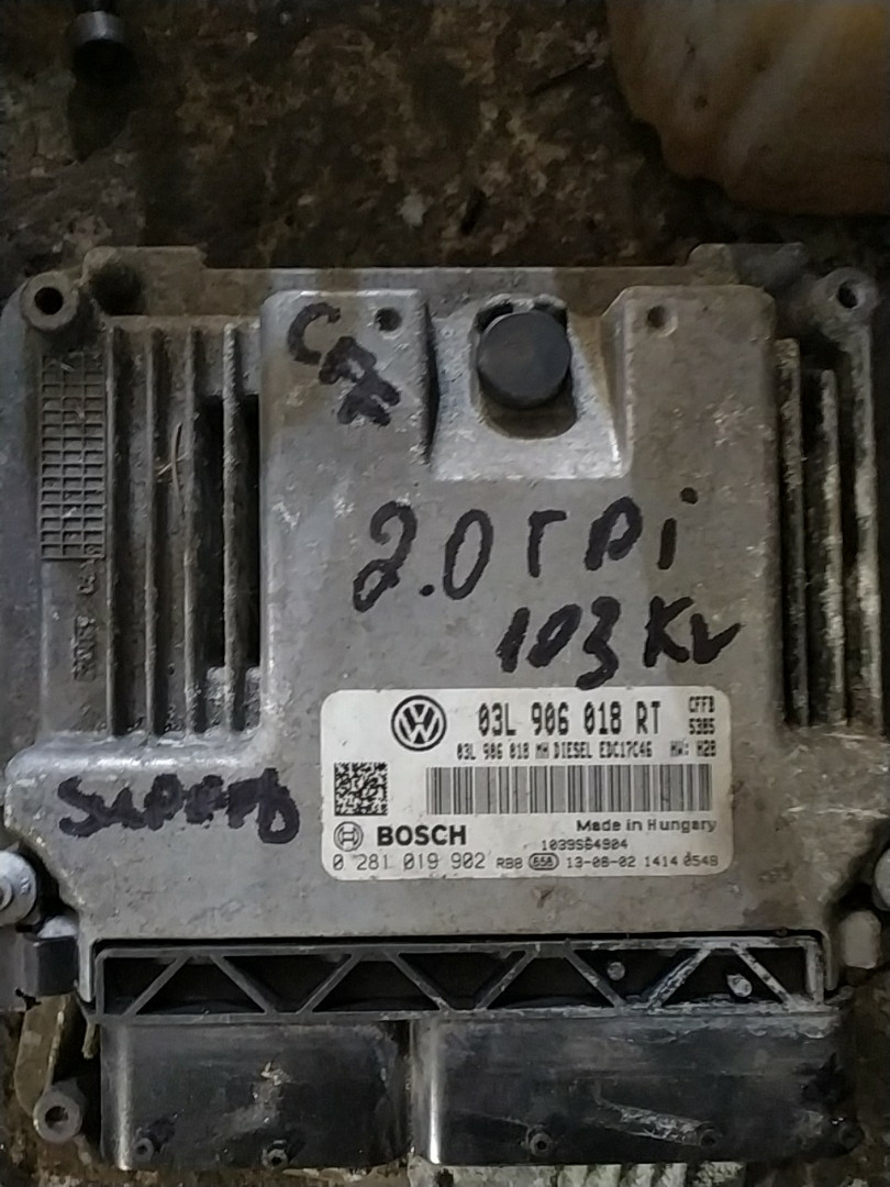 Блок керування двигуном skoda vw  2.0tdi cff, фото 1
