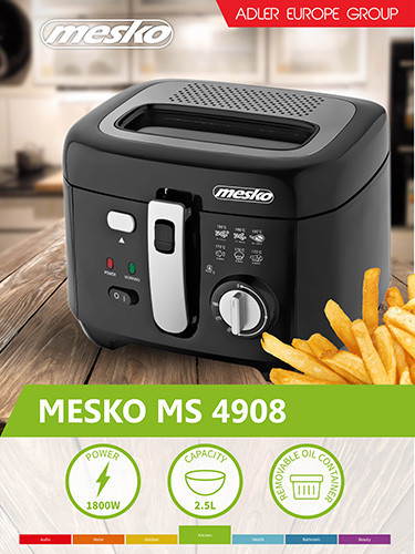 Фритюрница Mesko MS 4908  2,5 L, фото 4